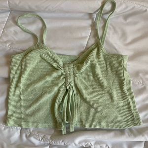 PacSun Open Bottom Cropped Tank Top